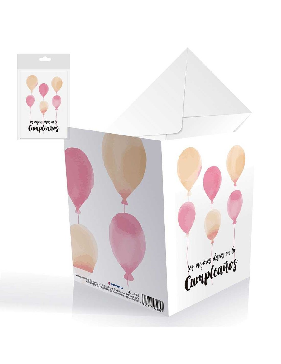 Packs & Cajas RetroChuches | Tarjeta Cumple Felicitaci N Globos