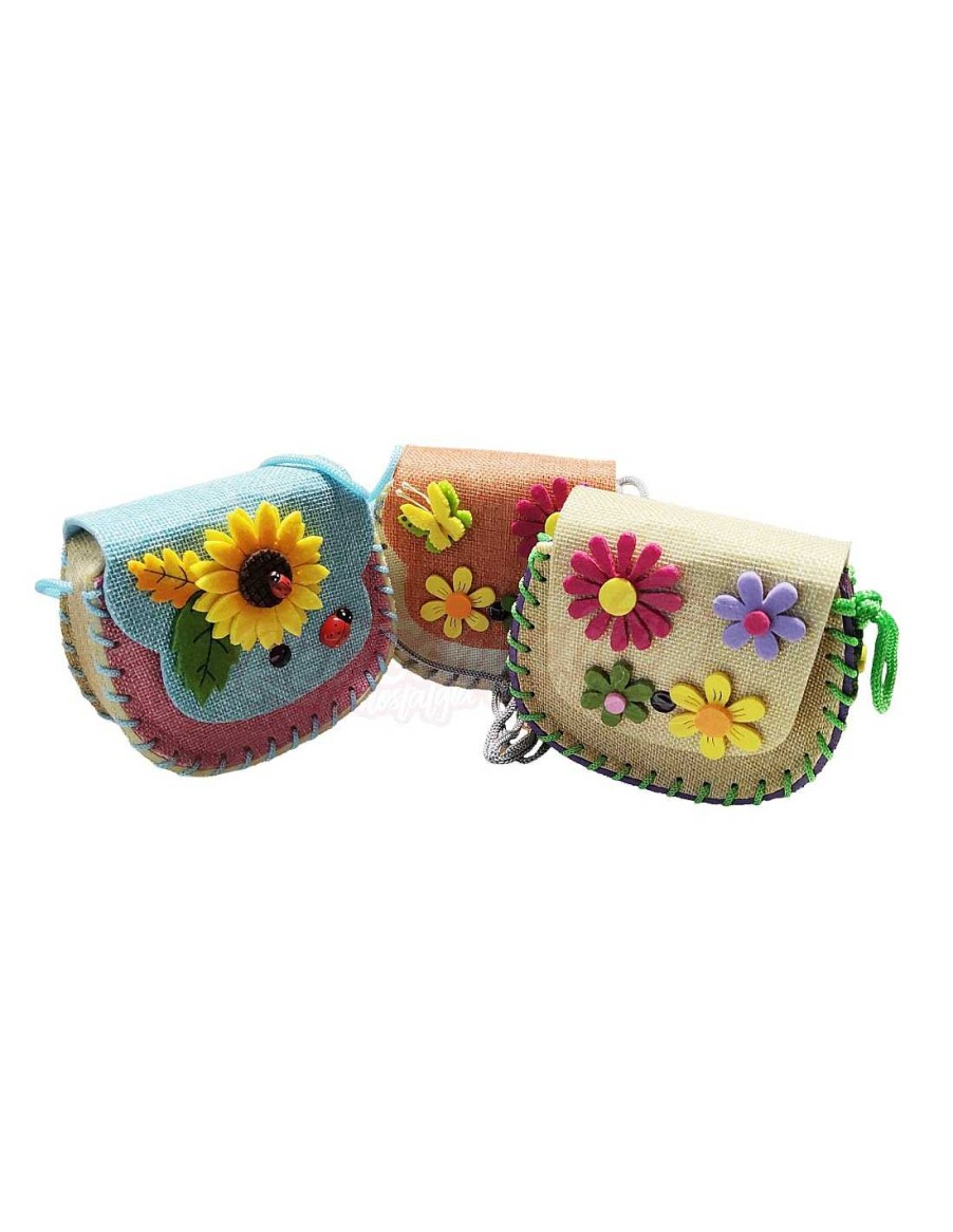 Juguetes+ RetroChuches | Bolsos Surtidos De Juguete Flores Y Mariquitas