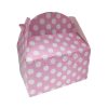 Packs & Cajas RetroChuches | Caja Cart N Para Chuches Rosa Lunares O Topos Blancos Vac A