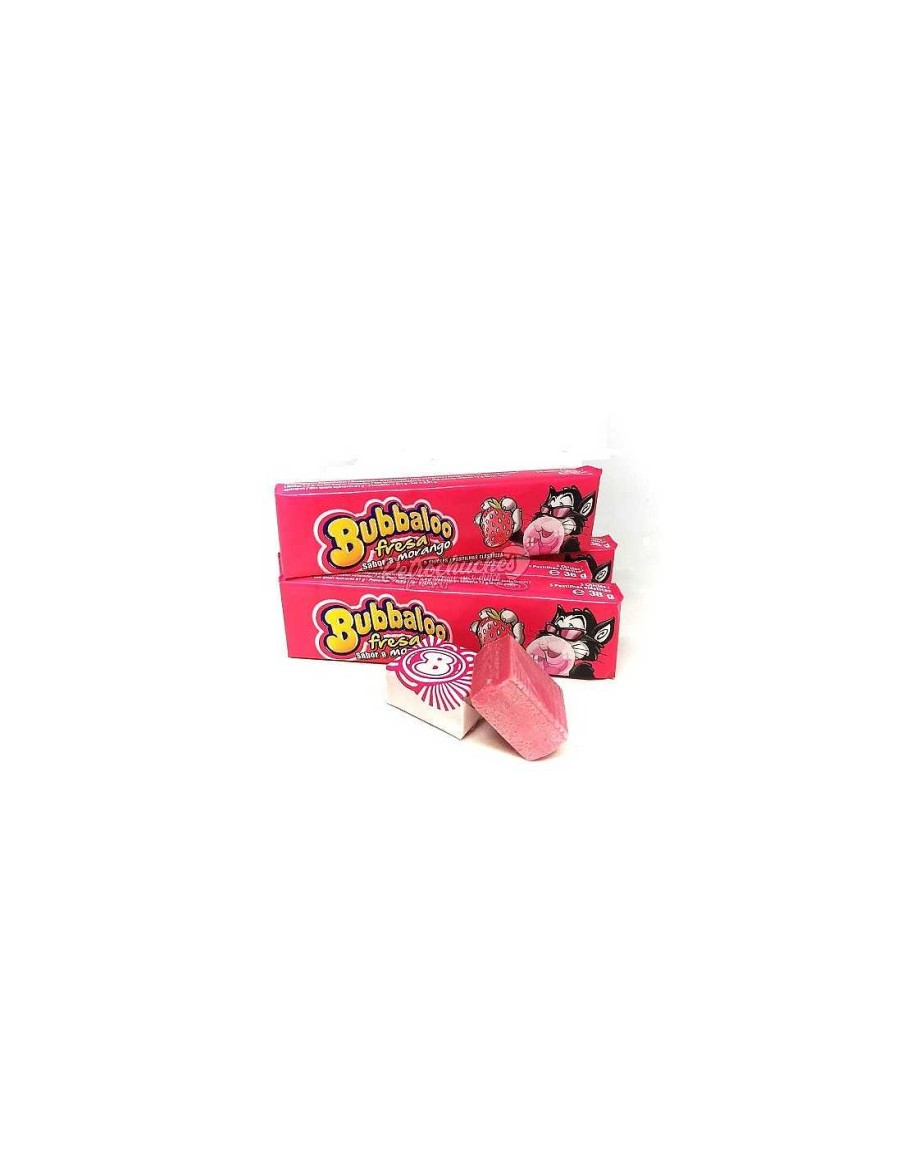 Chucher As RetroChuches | Nuevo Bubbaloo Estilo Bang Bang Fresa 5 Chicles