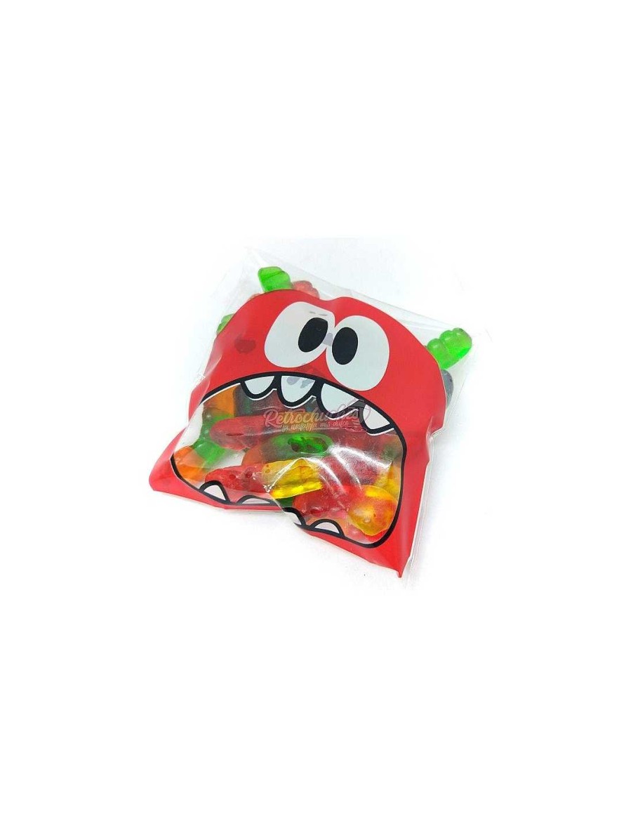 Packs & Cajas RetroChuches | Bolsa Monstruo Para Halloween Con Gusanos De Gominola