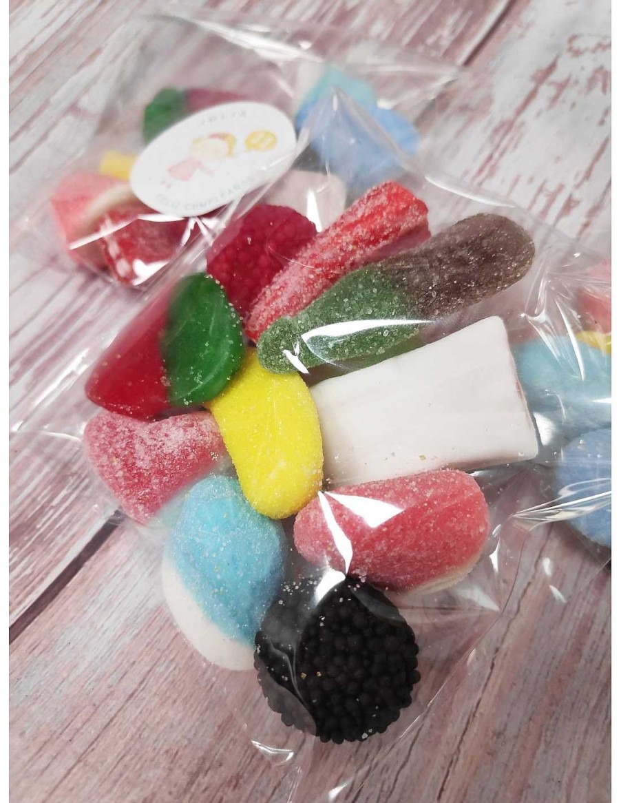 Chucher As RetroChuches | Bolsa Chuches Surtida Personalizada Peque A