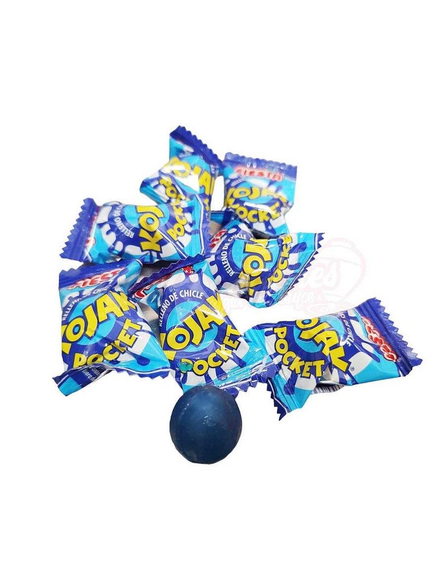 Chucher As RetroChuches | Bolones De Kojak Azules Sabor Mora