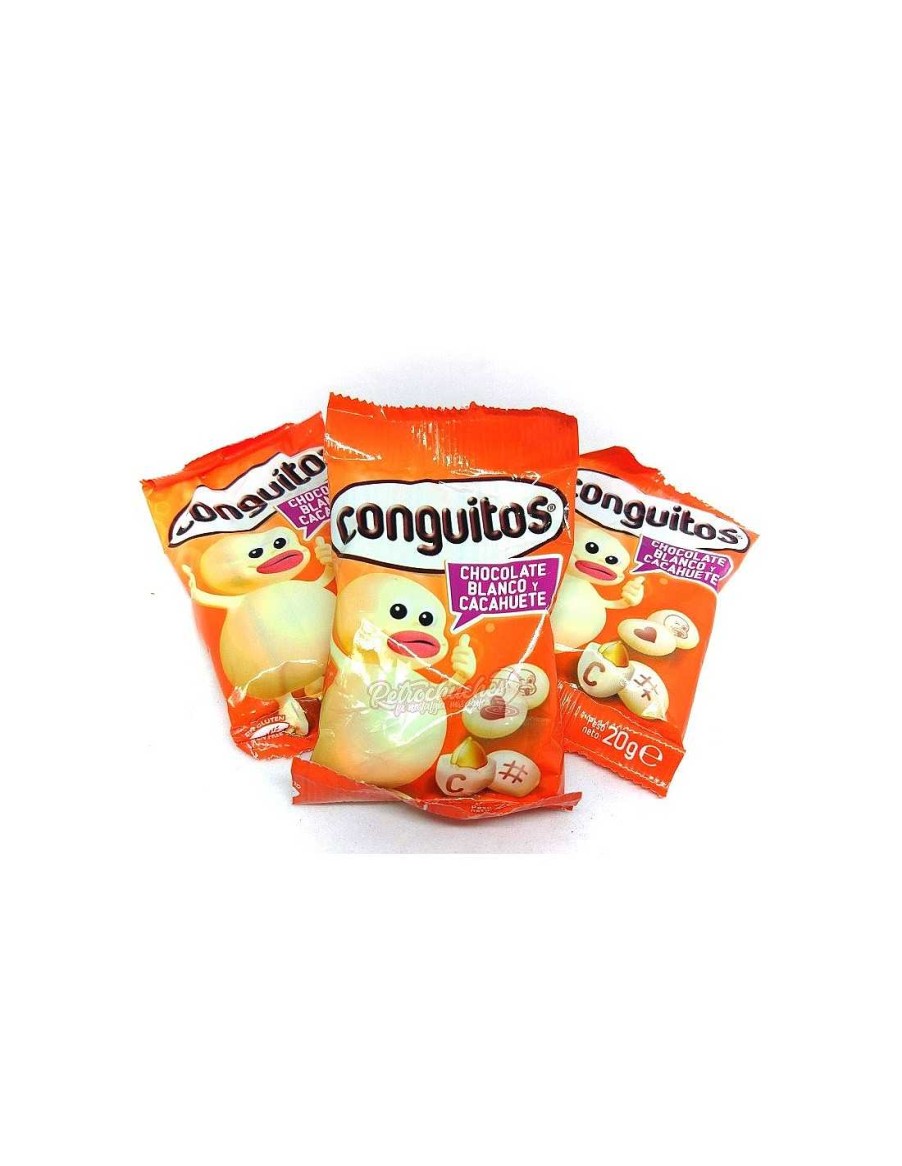 Chucher As RetroChuches | Conguitos De Chocolate Blanco Bolsa Peque A 20G