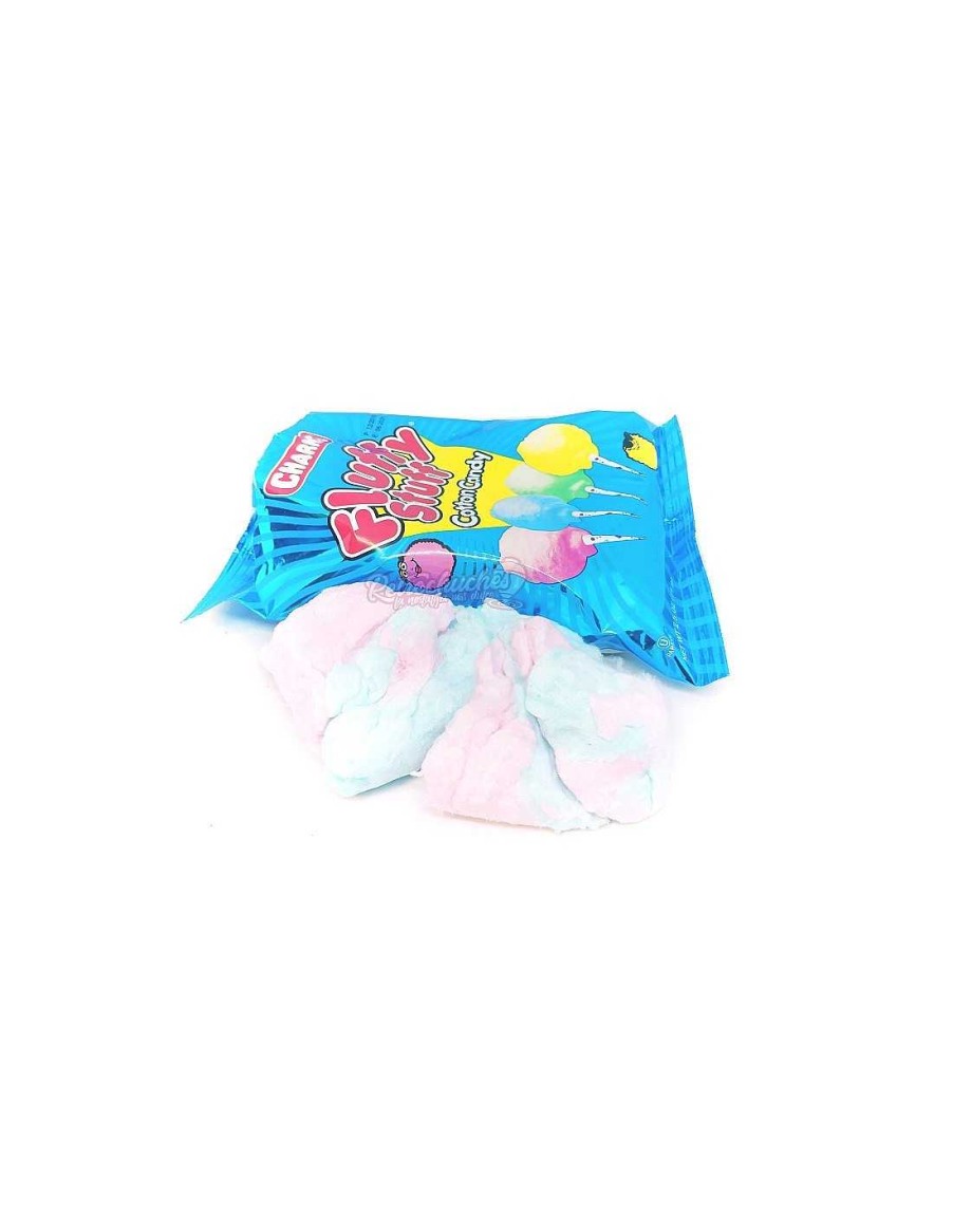 Chucher As RetroChuches | Algodon De Azucar Fluffy Grande En Bolsa 71Gr Multicolor