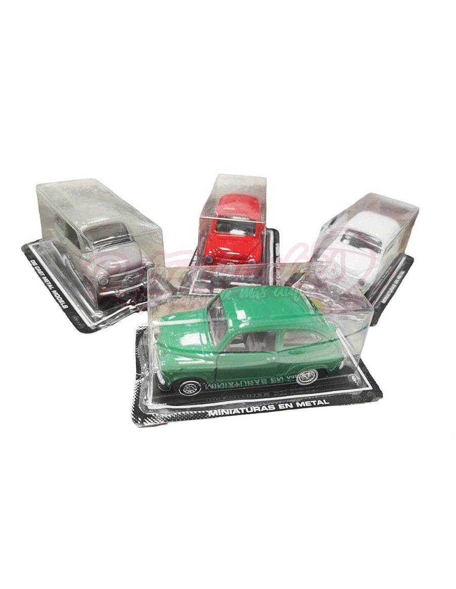 Juguetes+ RetroChuches | Coches Guisval Seat 600 Colores