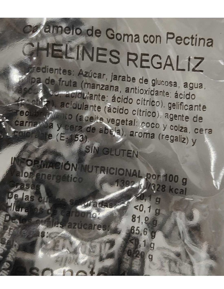 Chucher As RetroChuches | Chelines De Regaliz Negro