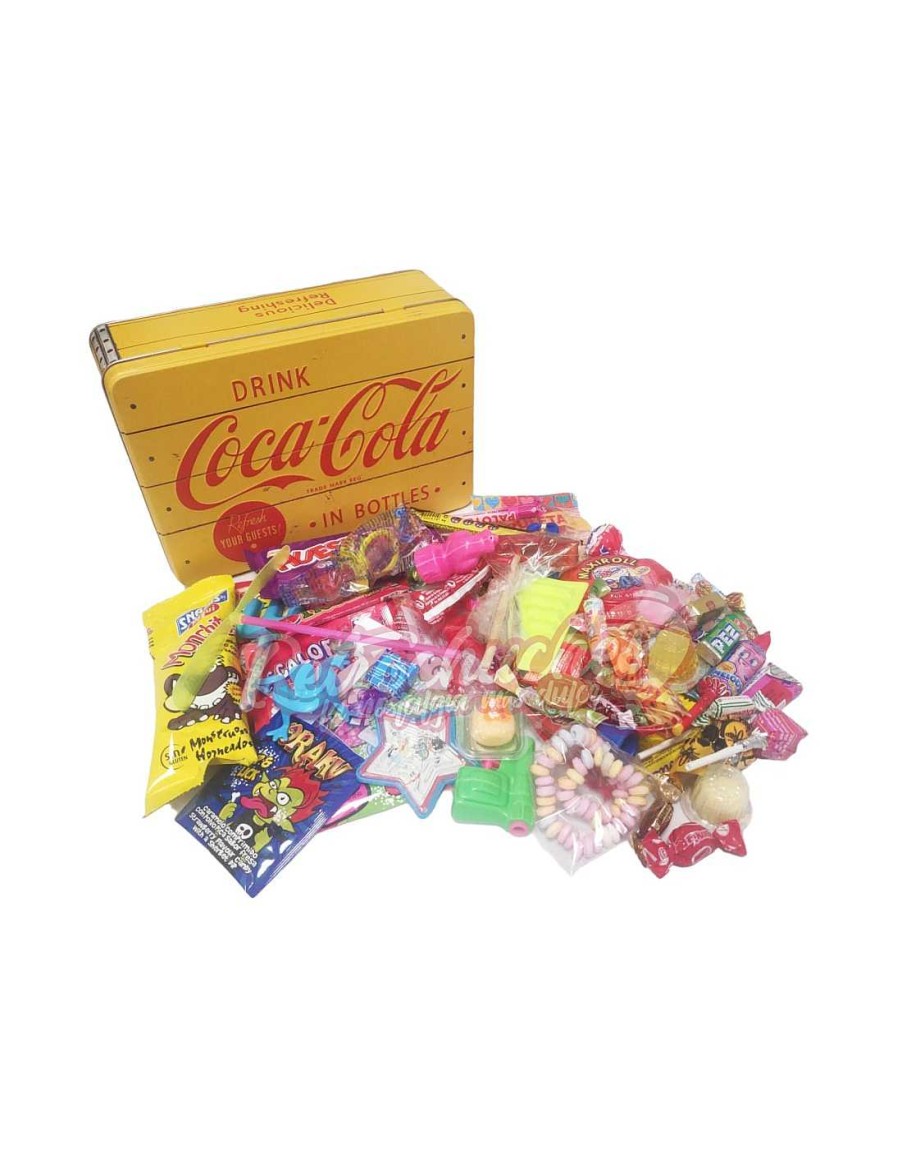 Packs & Cajas RetroChuches | Retropack Caja Coca Cola Llena De Retrochuches