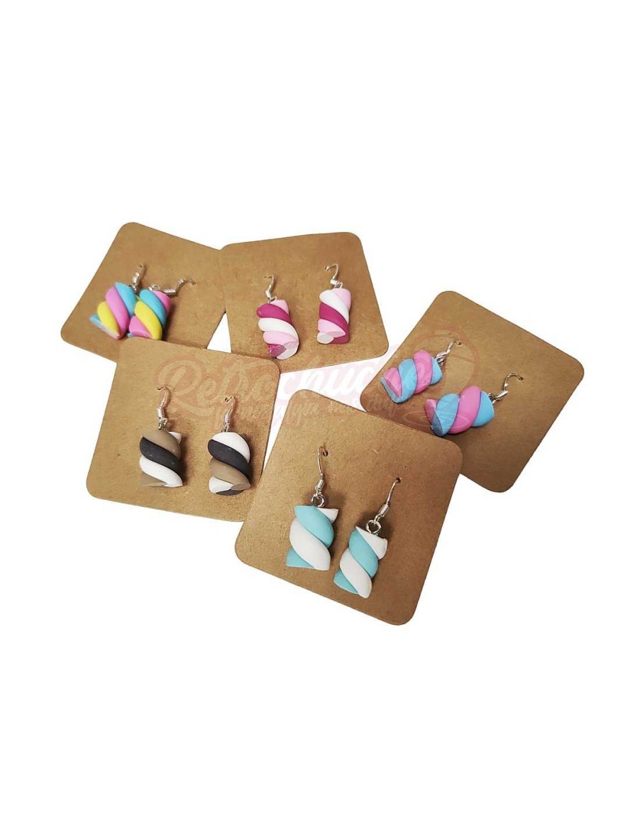 Juguetes+ RetroChuches | Pendientes Retrochuches Nubes O Esponjitas