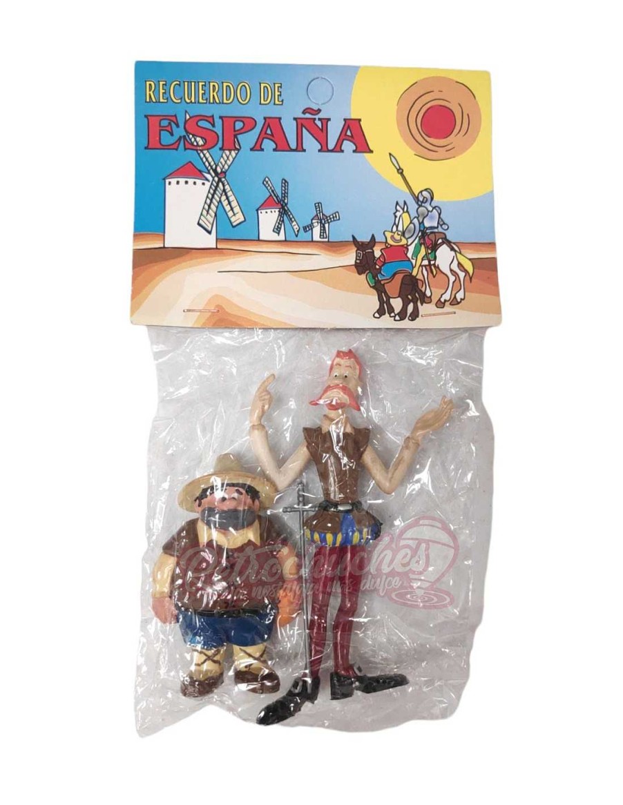 Juguetes+ RetroChuches | Figura Quijote Y Sancho Panza