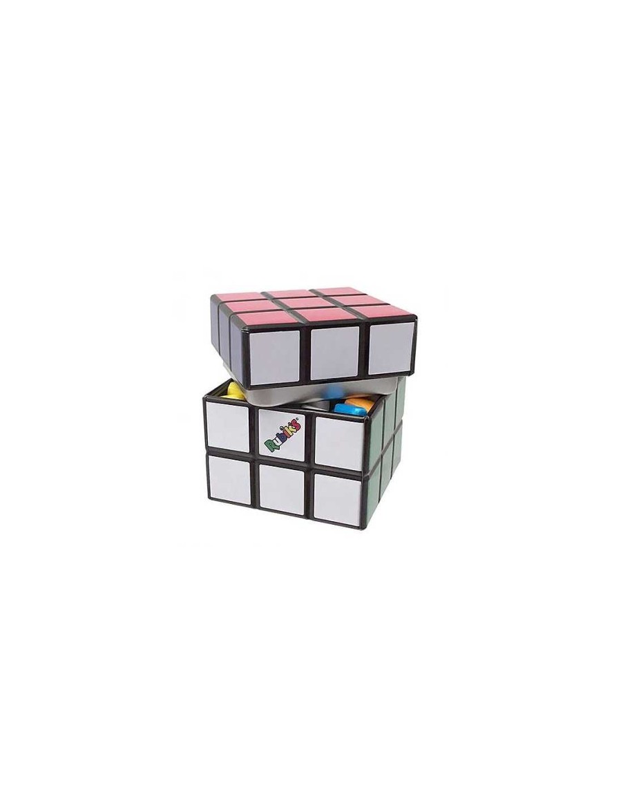 Chucher As RetroChuches | Caja Caramelos Met Lica Con Forma Cubo Rubik