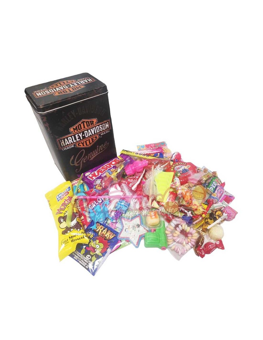 Packs & Cajas RetroChuches | Retropack Caja Harley Davidson Llena De Retrochuches