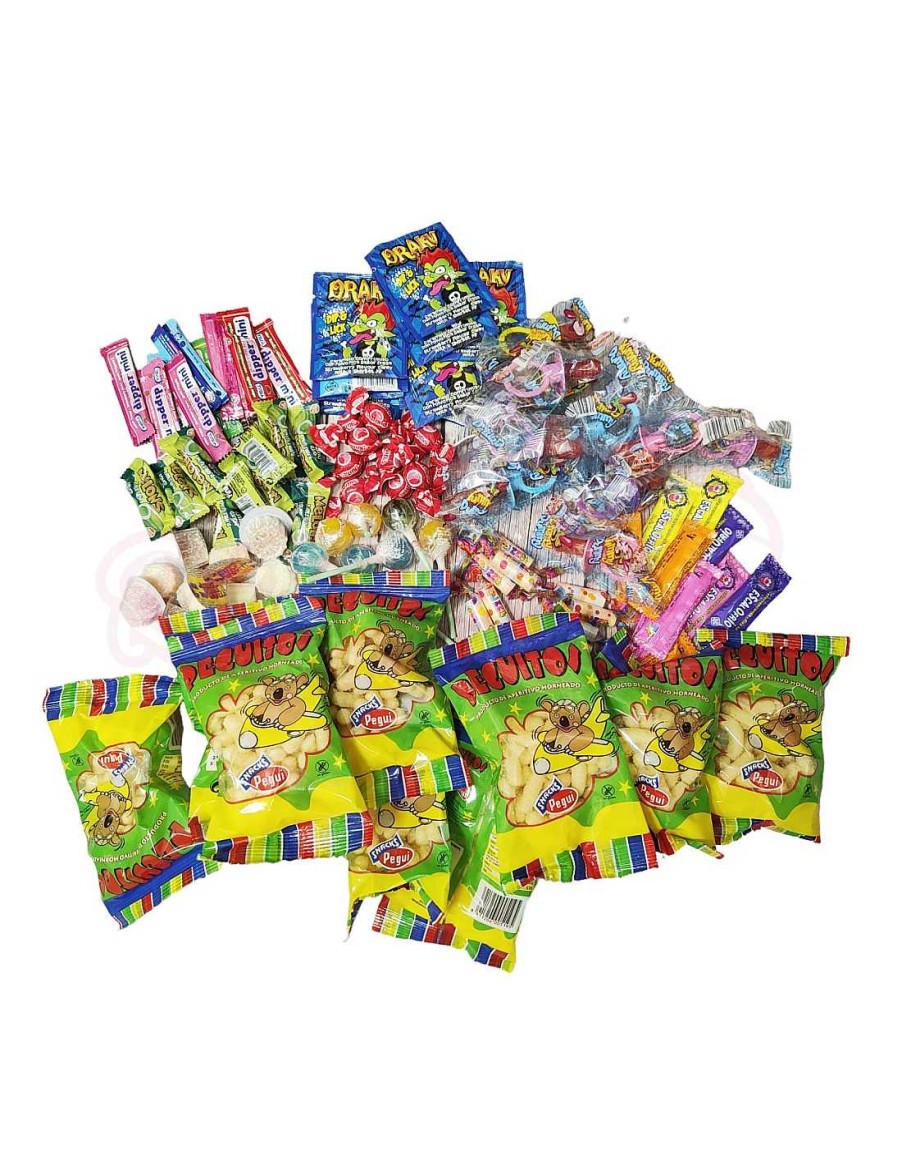 Packs & Cajas RetroChuches | Relleno Para Pi Atas Retrochuches Chuches + Gusanitos