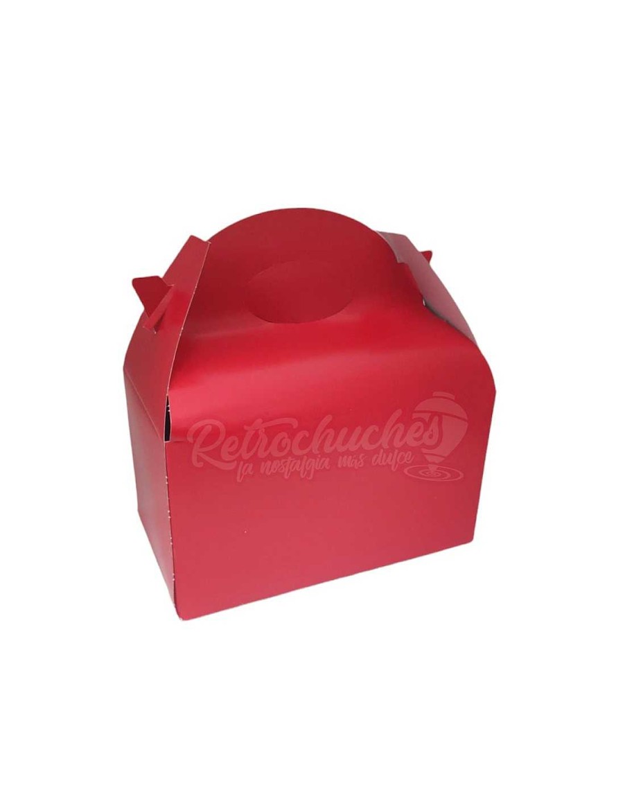 Packs & Cajas RetroChuches | Caja Cart N Para Chuches Lisa Roja Vac A