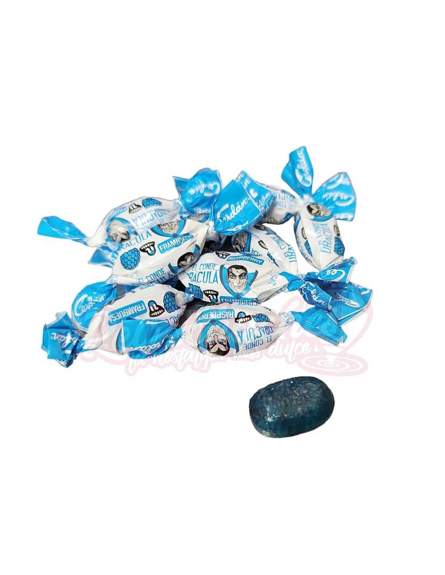 Chucher As RetroChuches | Caramelos Dr Cula Pintalengua Azul De Frambuesa