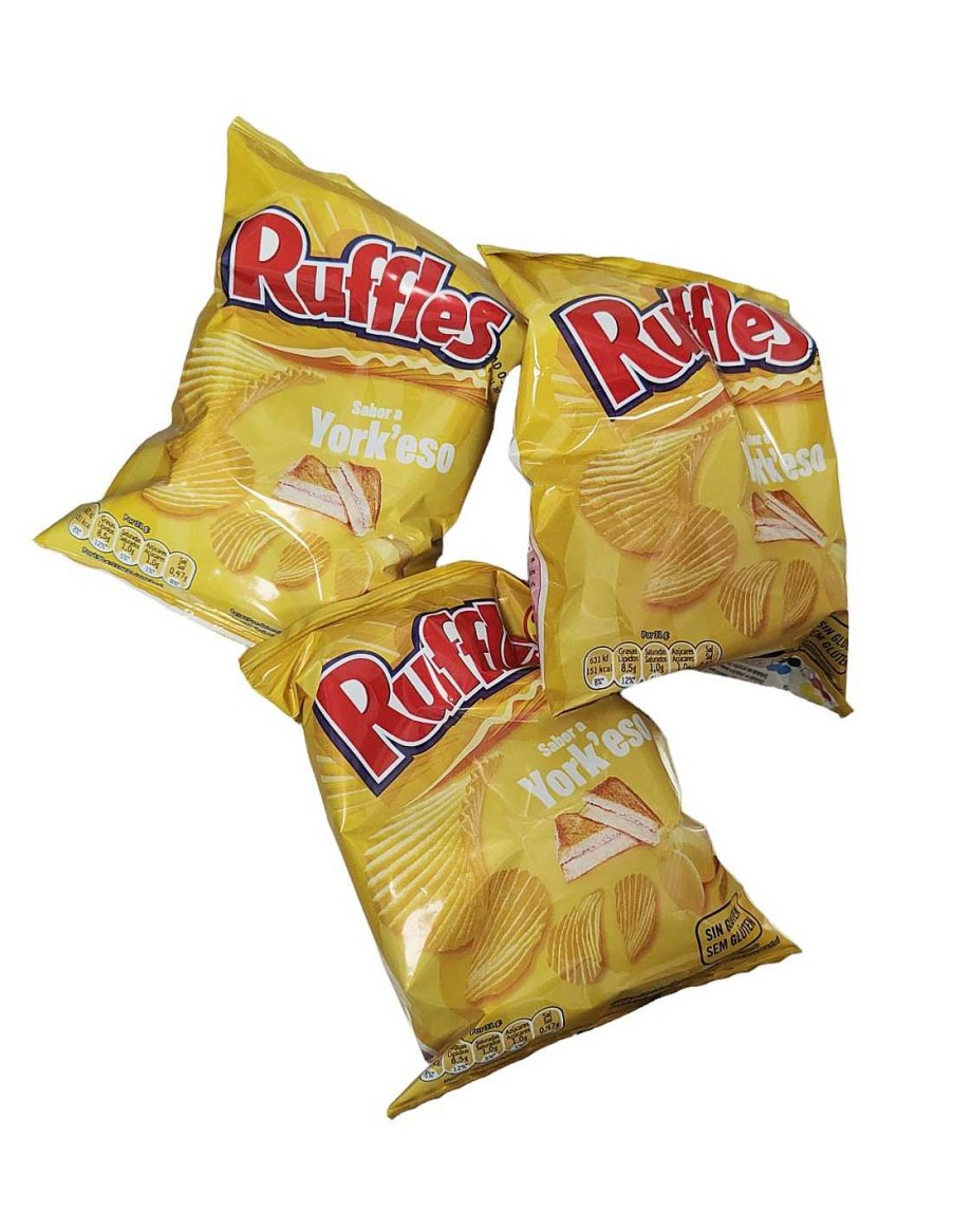 Chucher As RetroChuches | Patatas Ruffles Matutano Onduladas York Queso