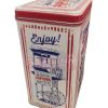 Juguetes+ RetroChuches | Caja Met Lica Alta Retro Vintage Vac A Palomitas