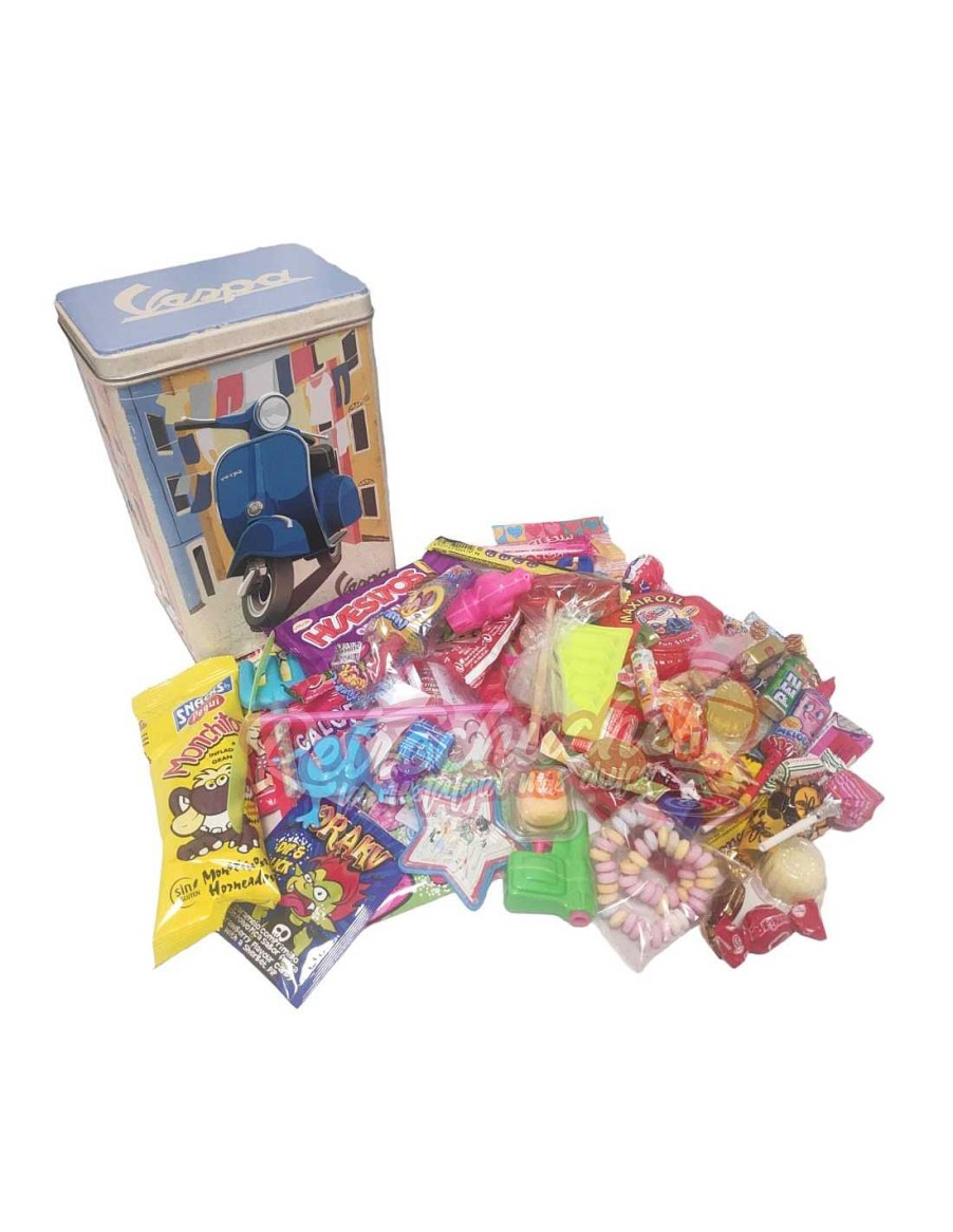 Packs & Cajas RetroChuches | Retropack Caja Vespa Llena De Retrochuches