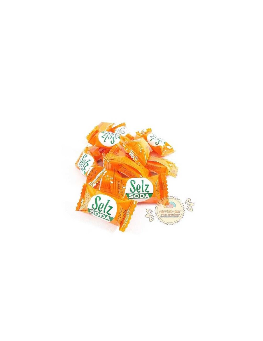 Chucher As RetroChuches | Selz De Soda Caramelos Sabor Naranja