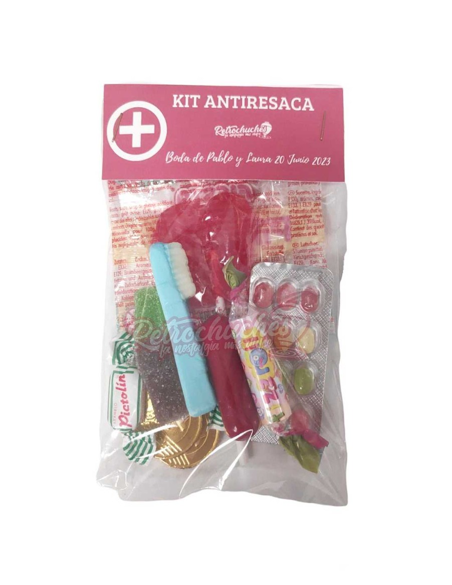 Packs & Cajas RetroChuches | Kit Anti Resacas Retrochuches Para Bodas