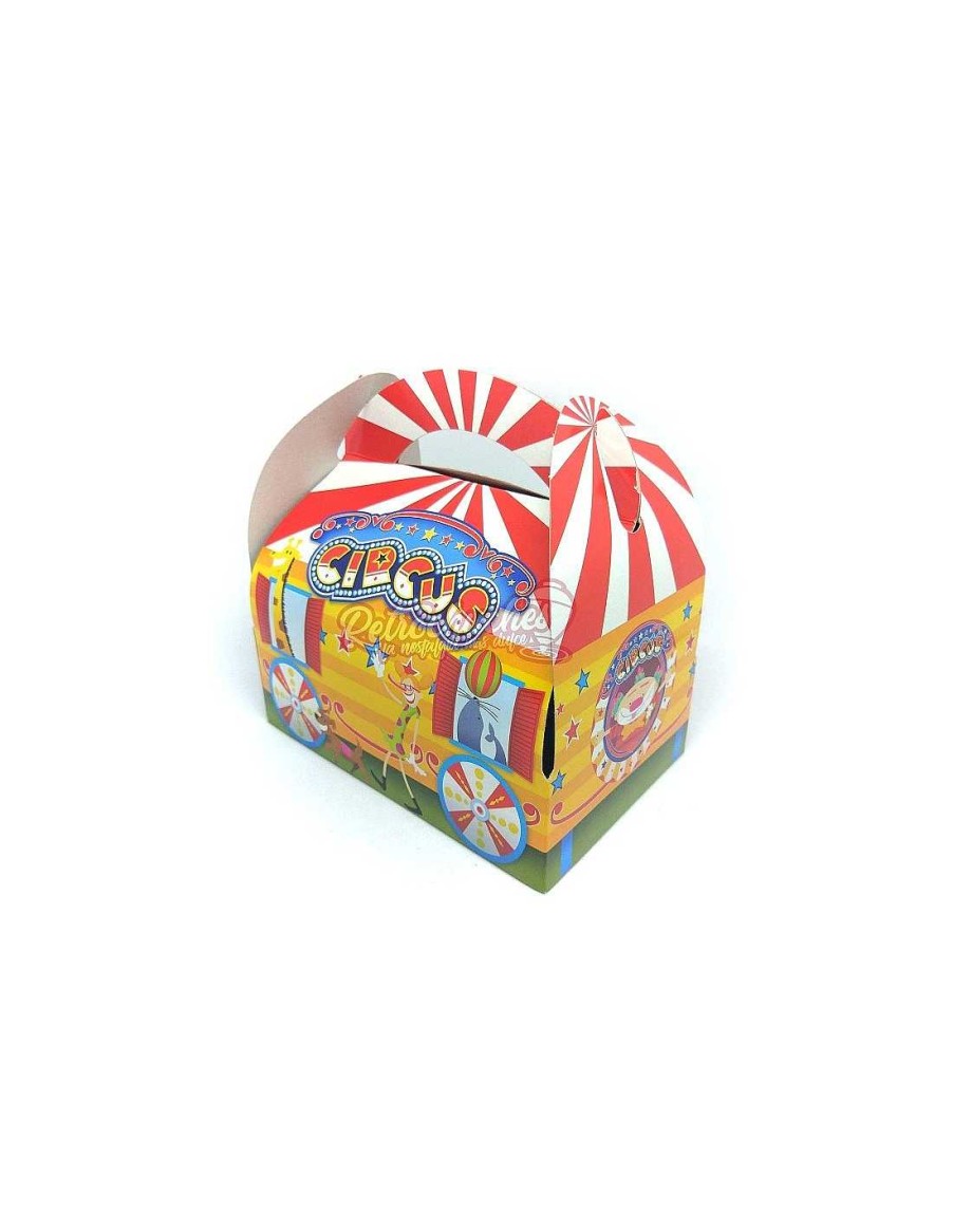 Packs & Cajas RetroChuches | Caja O Cajita Cart N Cumplea Os Para Chuches Circo Vac A