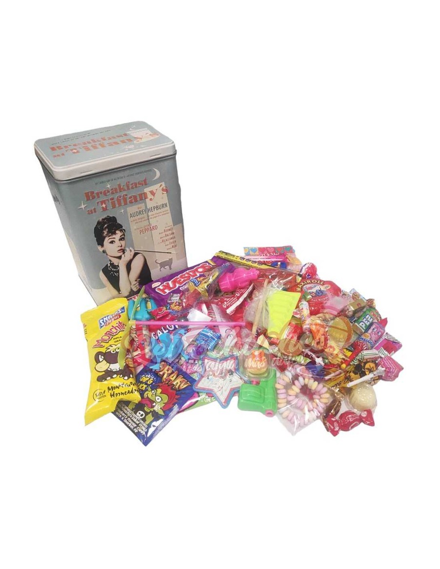 Packs & Cajas RetroChuches | Retropack Caja Desayuno Con Diamantes Llena De Retrochuches