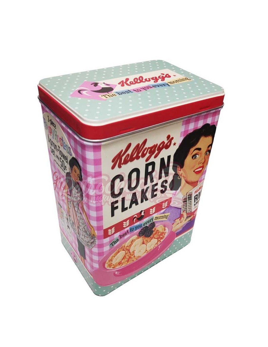 Juguetes+ RetroChuches | Caja Met Lica Alta Retro Vintage Vac A Kellogs