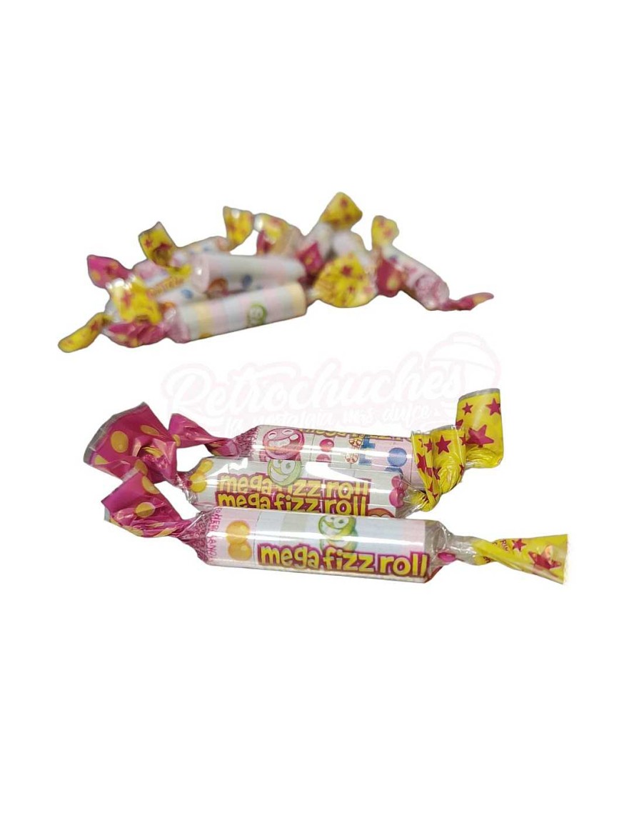 Chucher As RetroChuches | Mega Fizzroll Pastillas De Caramelo